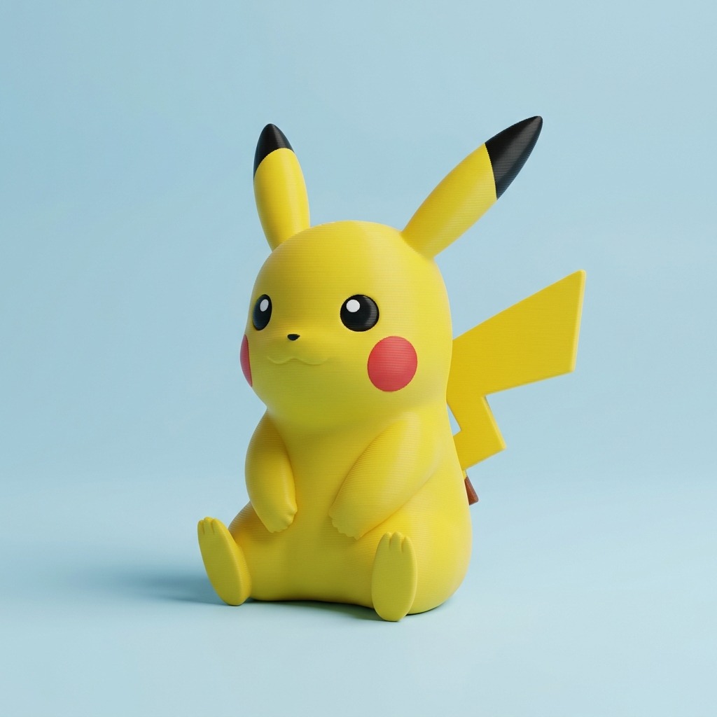Pikachu, figura de impresión 3D