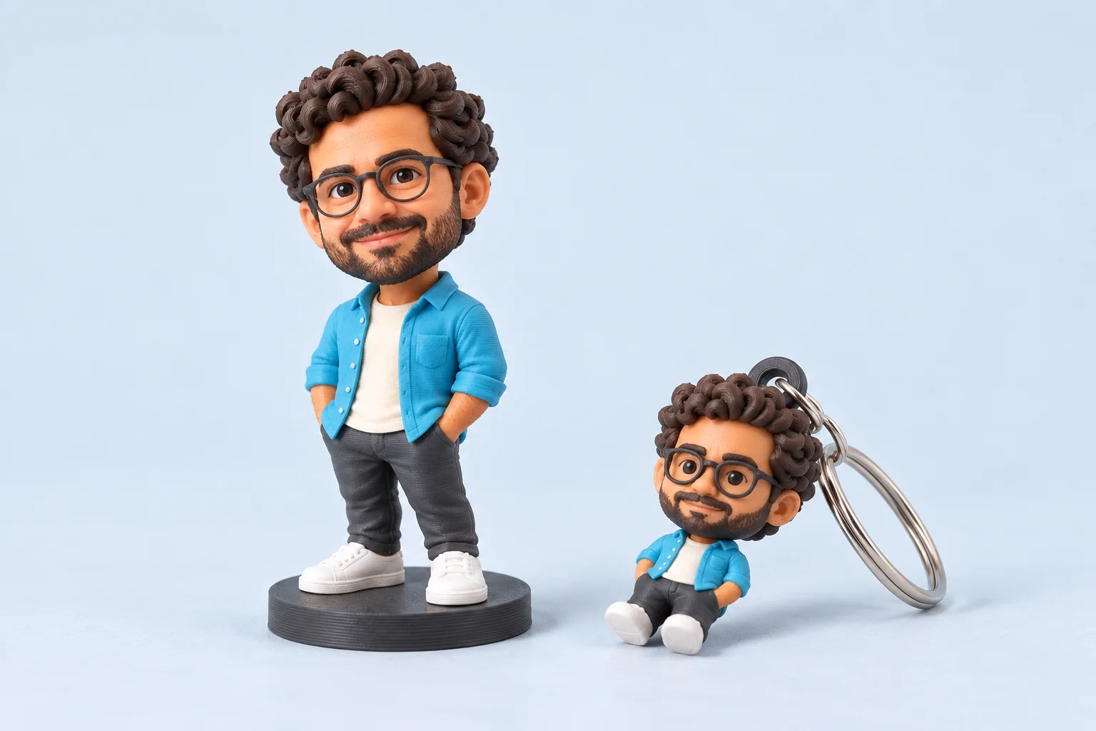 Diseños de figuras físicas creadas con impresión 3D